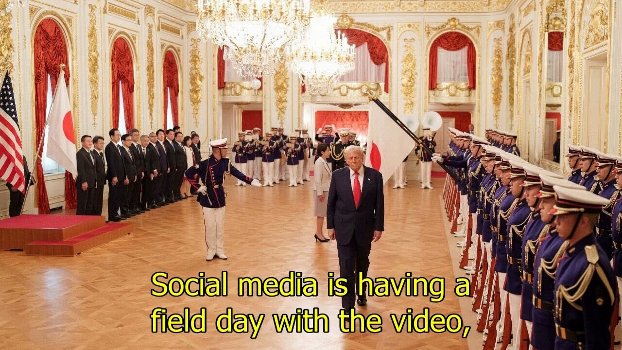 Trump’s clueless walk during Tokyo guard of honour ceremony goes viral | WATCH