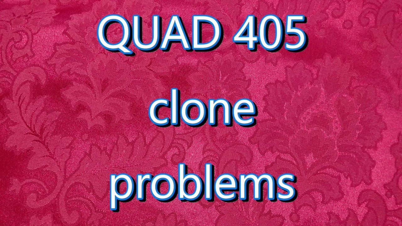 Проблемы с клоном Quad 405 и тесты питания. Часть 2