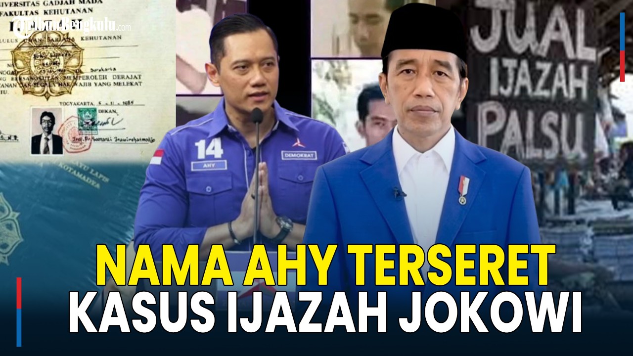 AHY Dituding Jadi Koordinator Kasus Ijazah Jokowi, Demokrat Berniat Laporkan YouTube Dibikin Channel