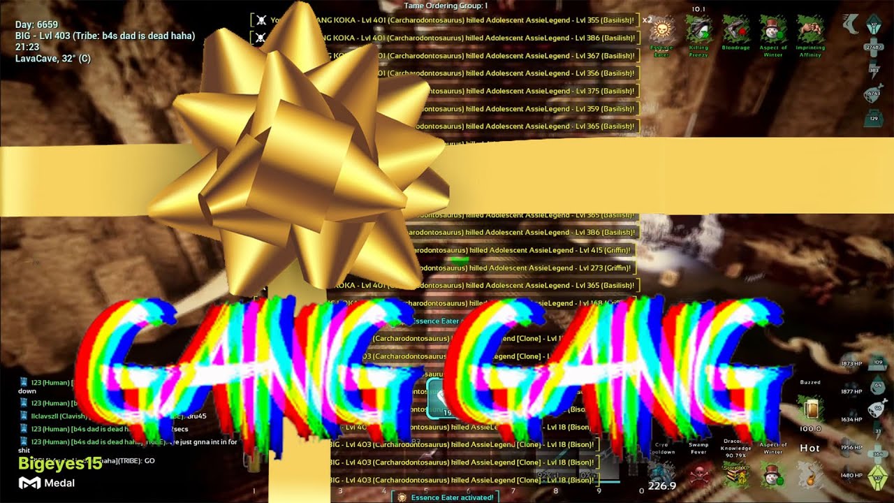 Gang Gang's Christmas Gifts | Official PVP ARK Survival Ascended
