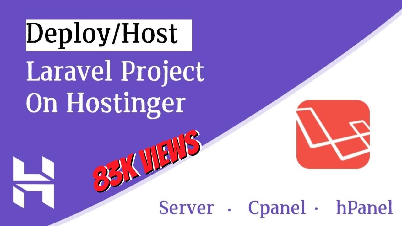 Deploy/Host Laravel Application Live Server in easy way - Hostinger