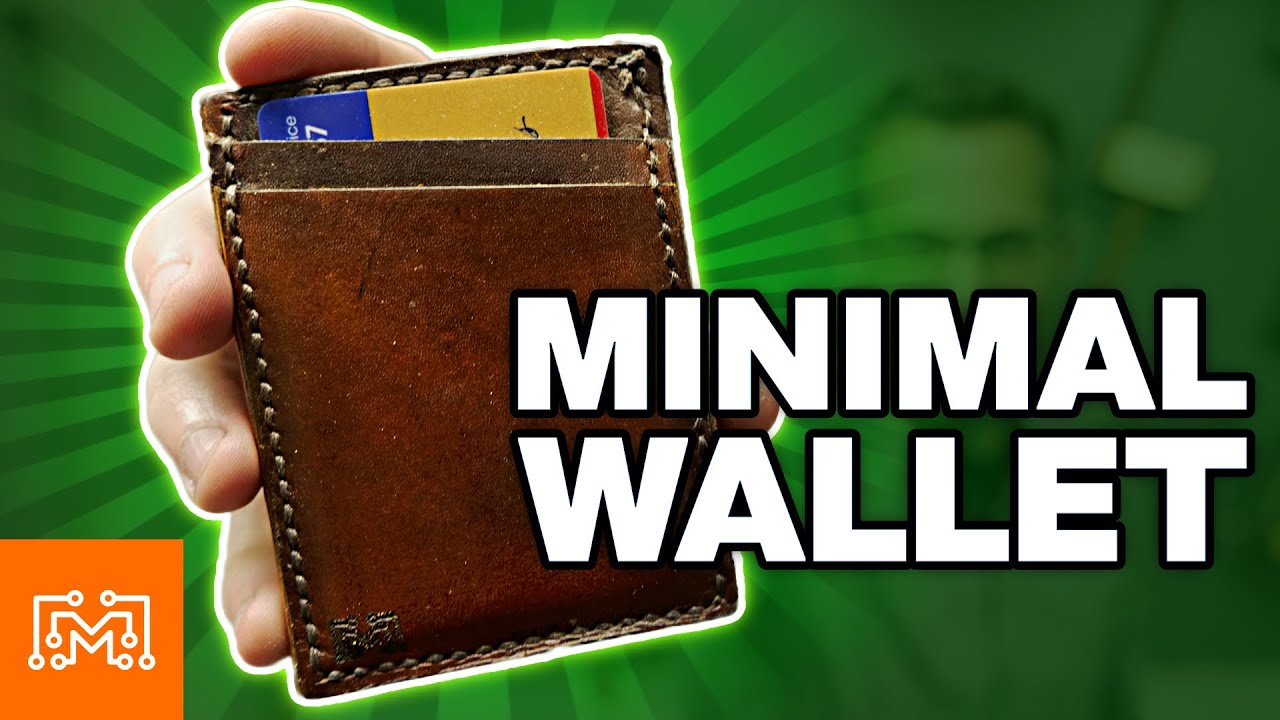 How to Make a Minimal Leather Wallet | I Like To Make Stuff