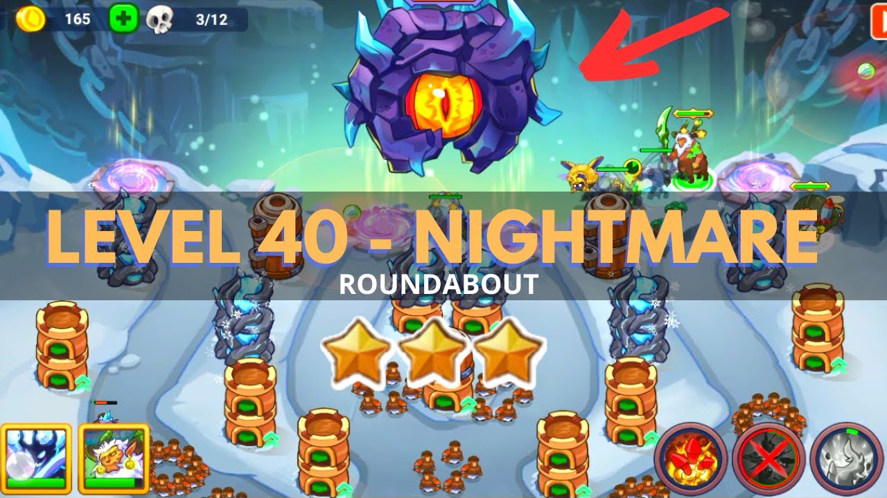 King of Defense 2: Level 40 NIGHTMARE / ROUNDABOUT / GAMEPLAY GUIDE
