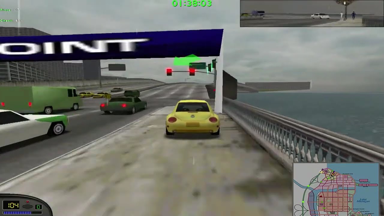 Midtown Madness (Revisited V3 - Professional) - Checkpoint #5/CH - Freeway Flyer