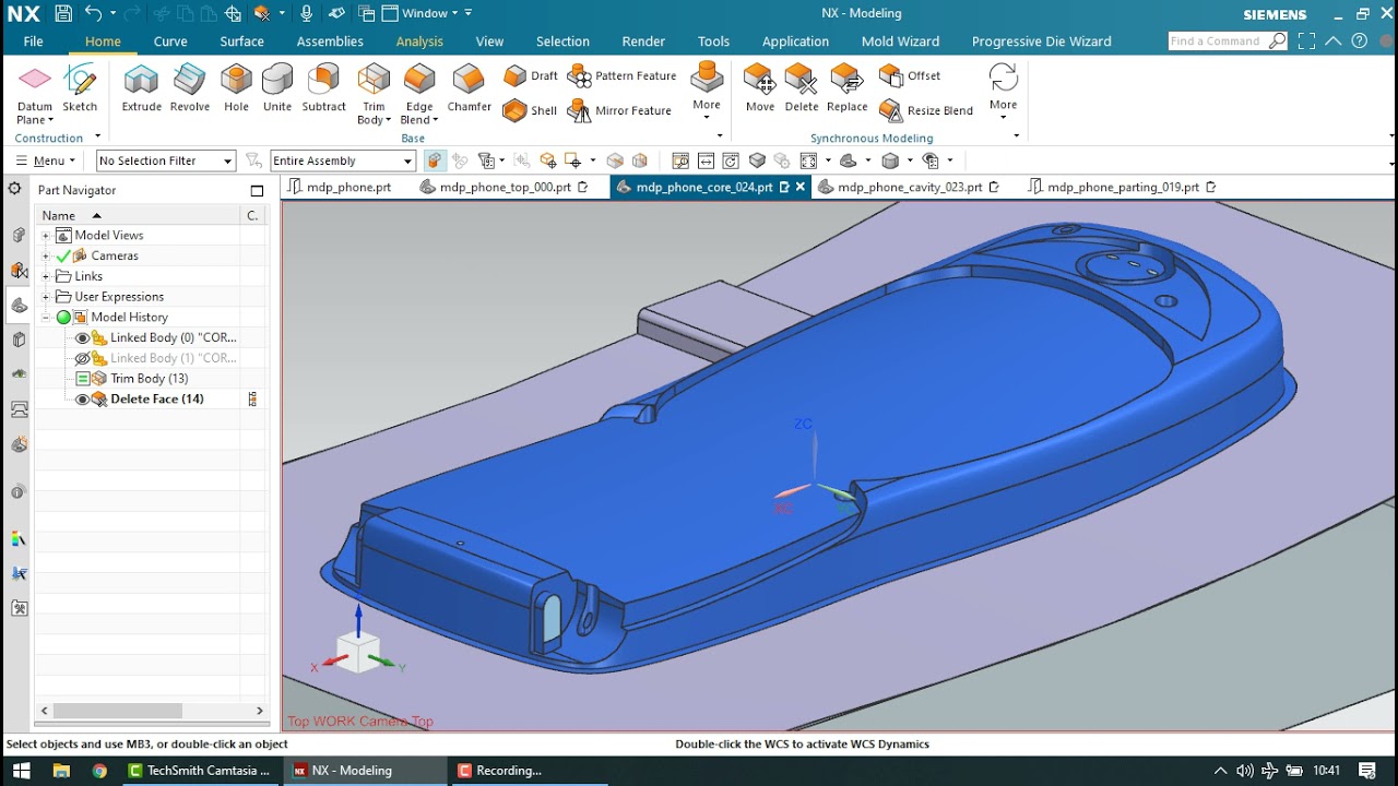 SİEMENS NX Mold Wizard Plastik Enjeksiyon Kalıp Tasarımı