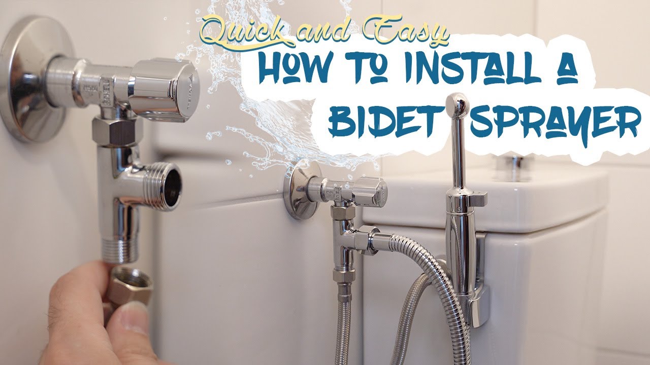 How to install a handheld Bidet Sprayer // DIY Toilet Bidet