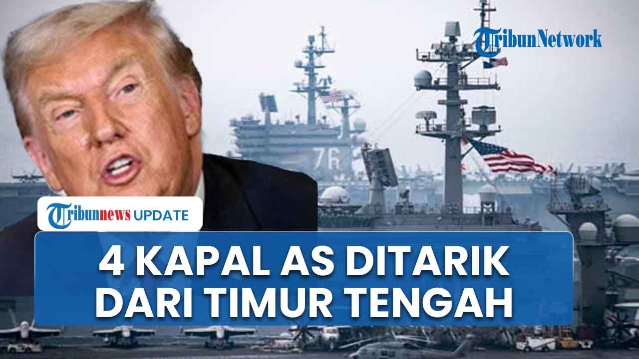 Kala Iran Latihan Militer, Trump Mendadak Tarik Mundur 4 Kapal Perang AS dari Timur Tengah, Ada Apa?