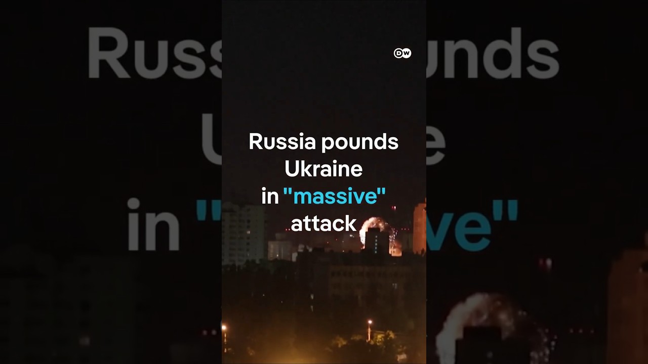 Russia pounds Ukraine in overnight attacks | DW News