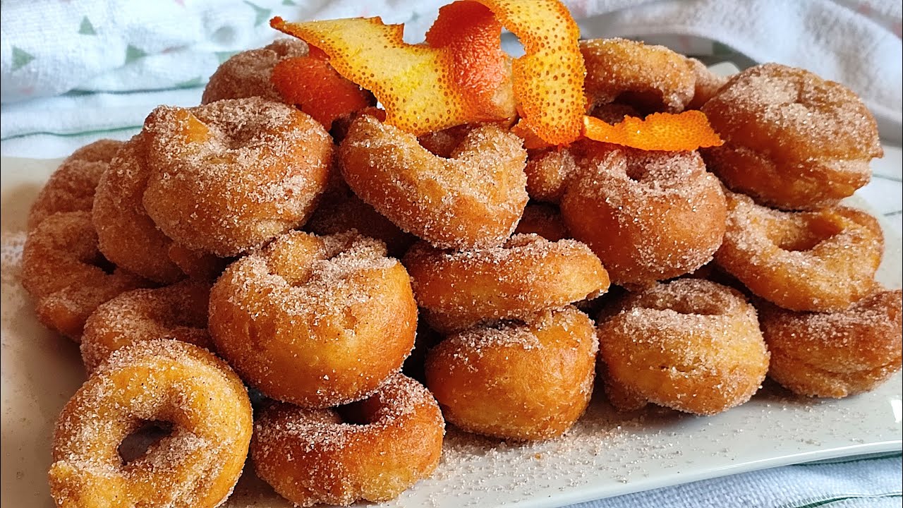🍩🍊ROSCOS FRITOS DE NARANJA 😋💯| LOS ROSCOS MAS TIERNOS DE SEMANA SANTA | El Dulce Paladar