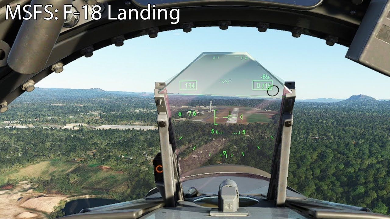 MSFS - F-18 Landing