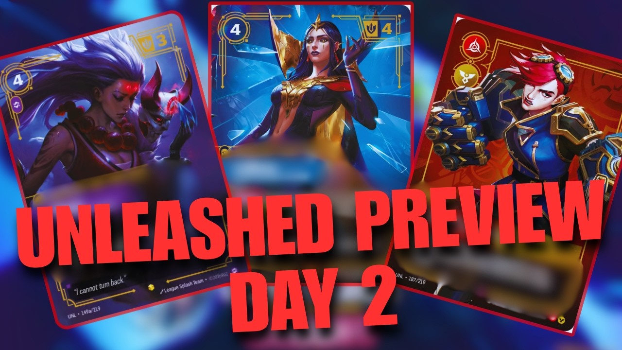 Riftbound Unleashed Preview Day 2 - Chaos Domain Gets WHAT!?