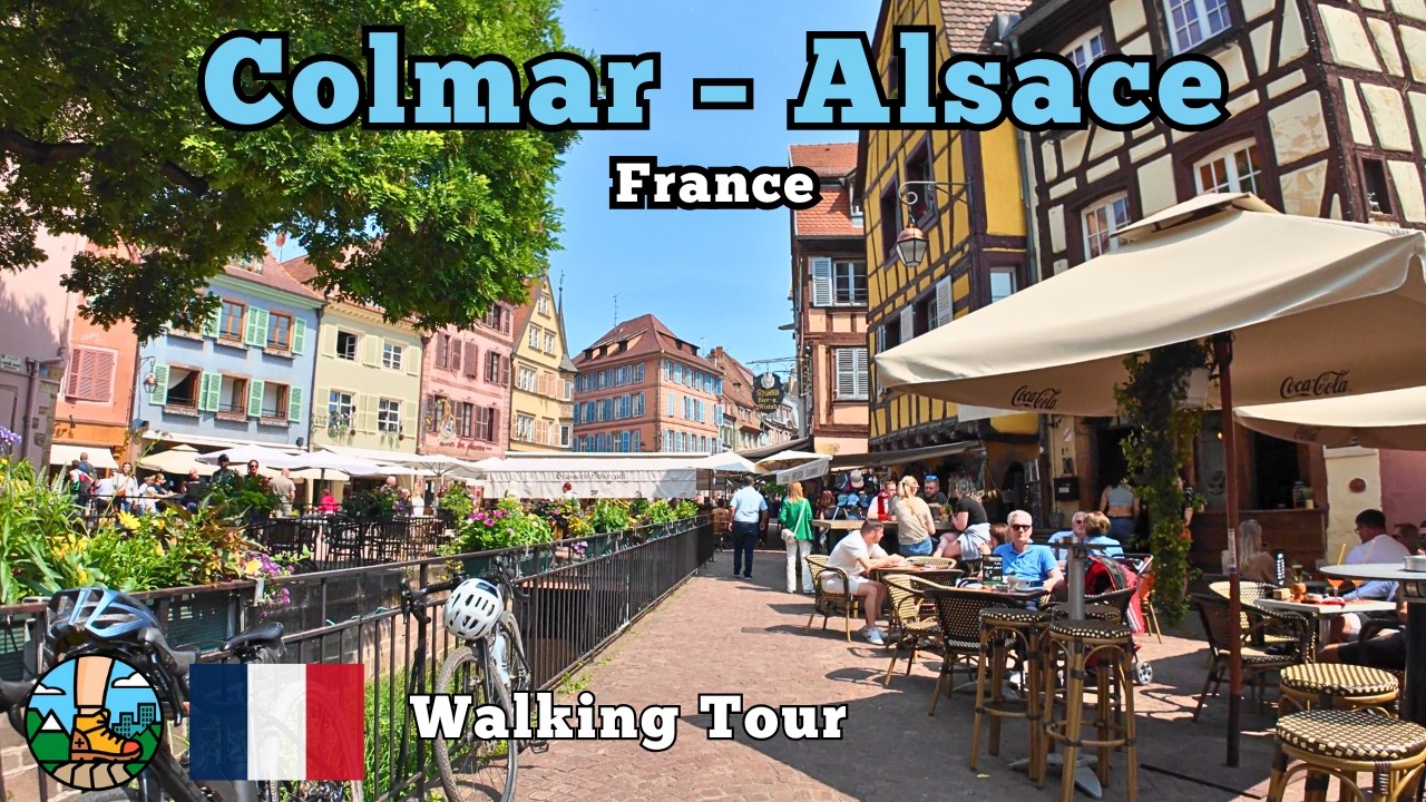 Colmar Alsacia Francia | Recorrido por uno de los Pueblos Más Bonitos | Walking Tour 4K 🚶‍♂️🌍