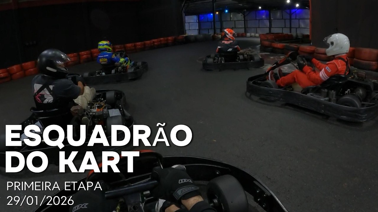 PRIMEIRA ETAPA ESQUADRÃO DO KART | CATEGORIA NOVATOS 90KG | SPEEDLAND - 29/01/2026, 20:50pm