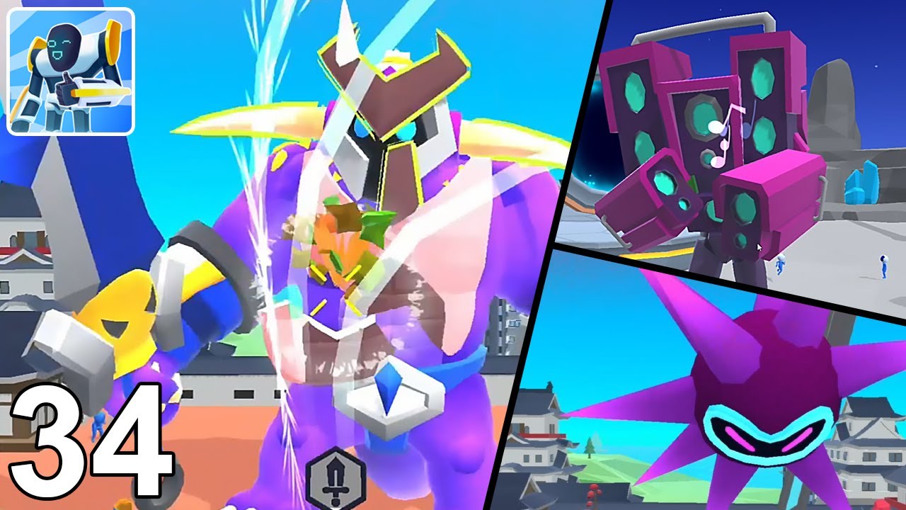 Mechangelion Robot Fighting Gameplay Walkthrough Part 34: Continue Daily Challenge Long Battle