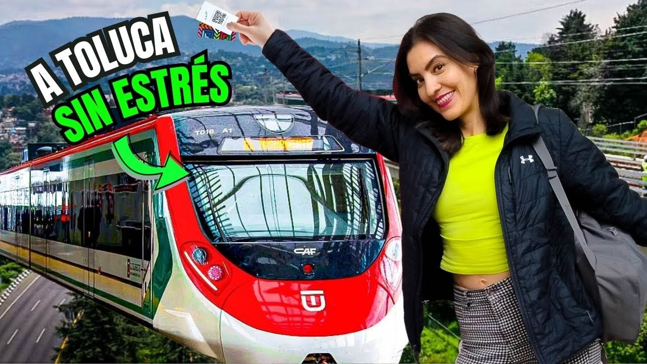 🚅VIAJE de SANTA FE a TOLUCA en TREN INTERURBANO✅ el MEJOR TRANSPORTE PÚBICO de CDMX 🇲🇽MÉXICO