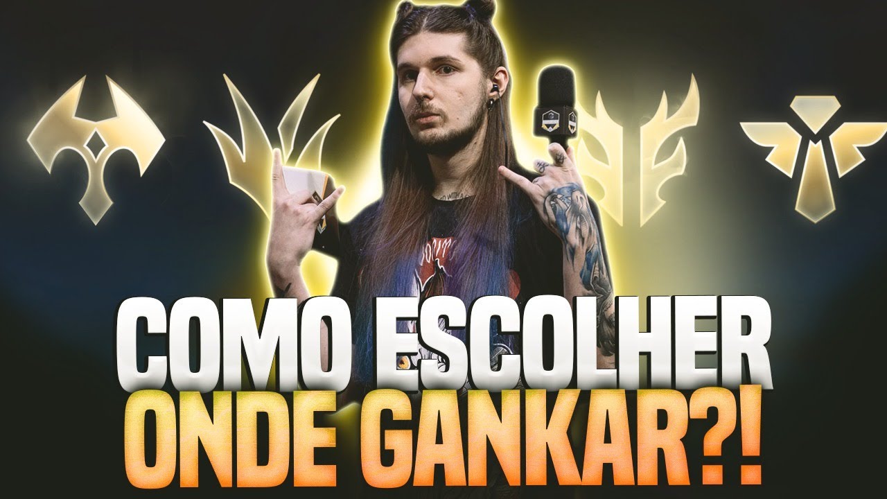 QUAL LANE GANKAR JOGANDO JUNGLE? LEAGUE OF LEGENDS!