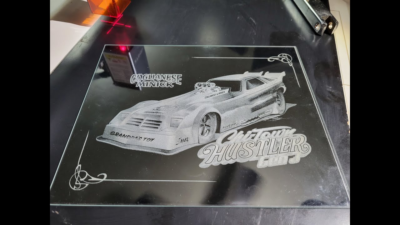 xTool D1 / 10w Laser - Glass on the Fly - Etching / Engraving