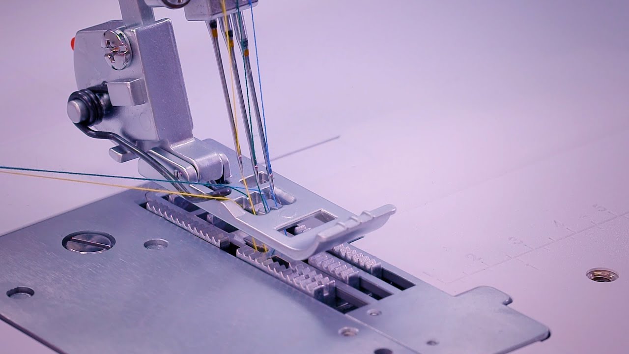 b62 AIRLOCK Tutorial &ndash; how to Thread the Needles for Coverstitch / Chainstitch