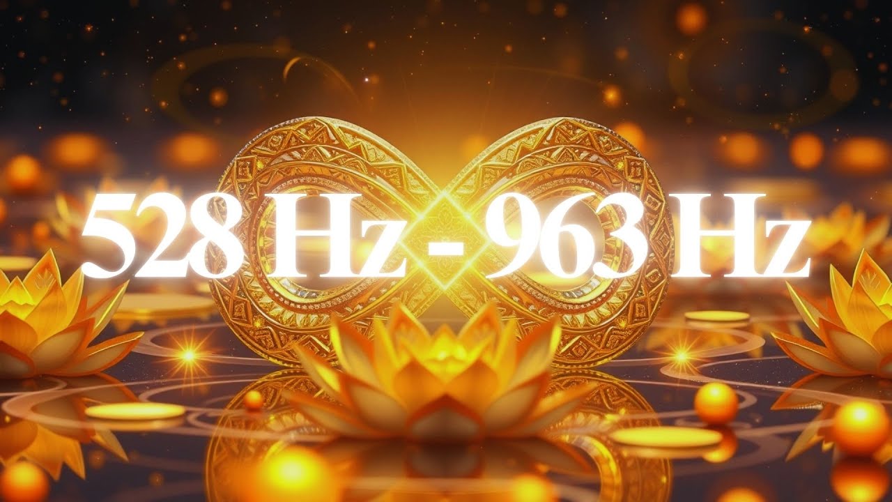 528 Hz - 963 Hz 💫 Unlock the Flow of Miracles and Positive Energy into Your Life