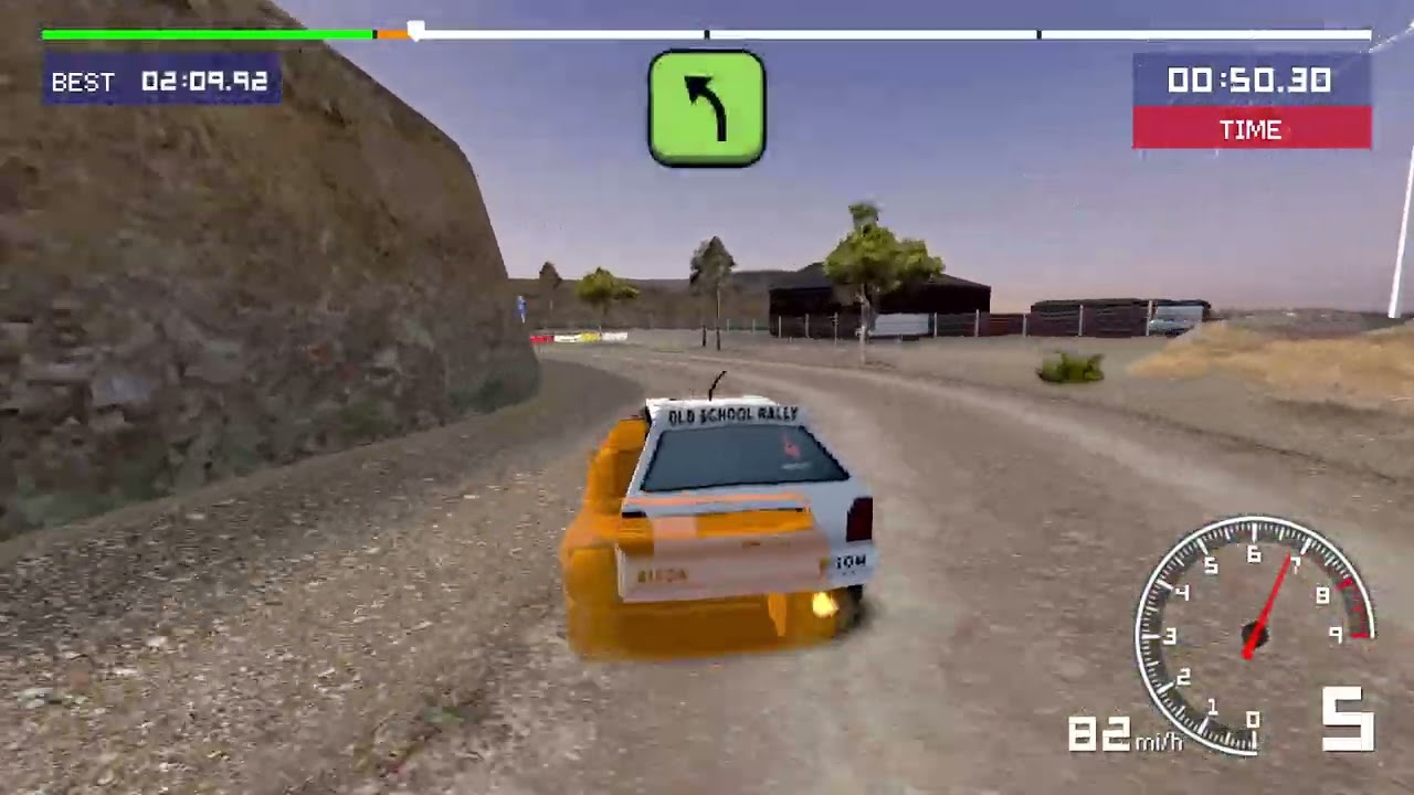 old school rally time trial - greece ss1 (rally a) in 2:09:19
