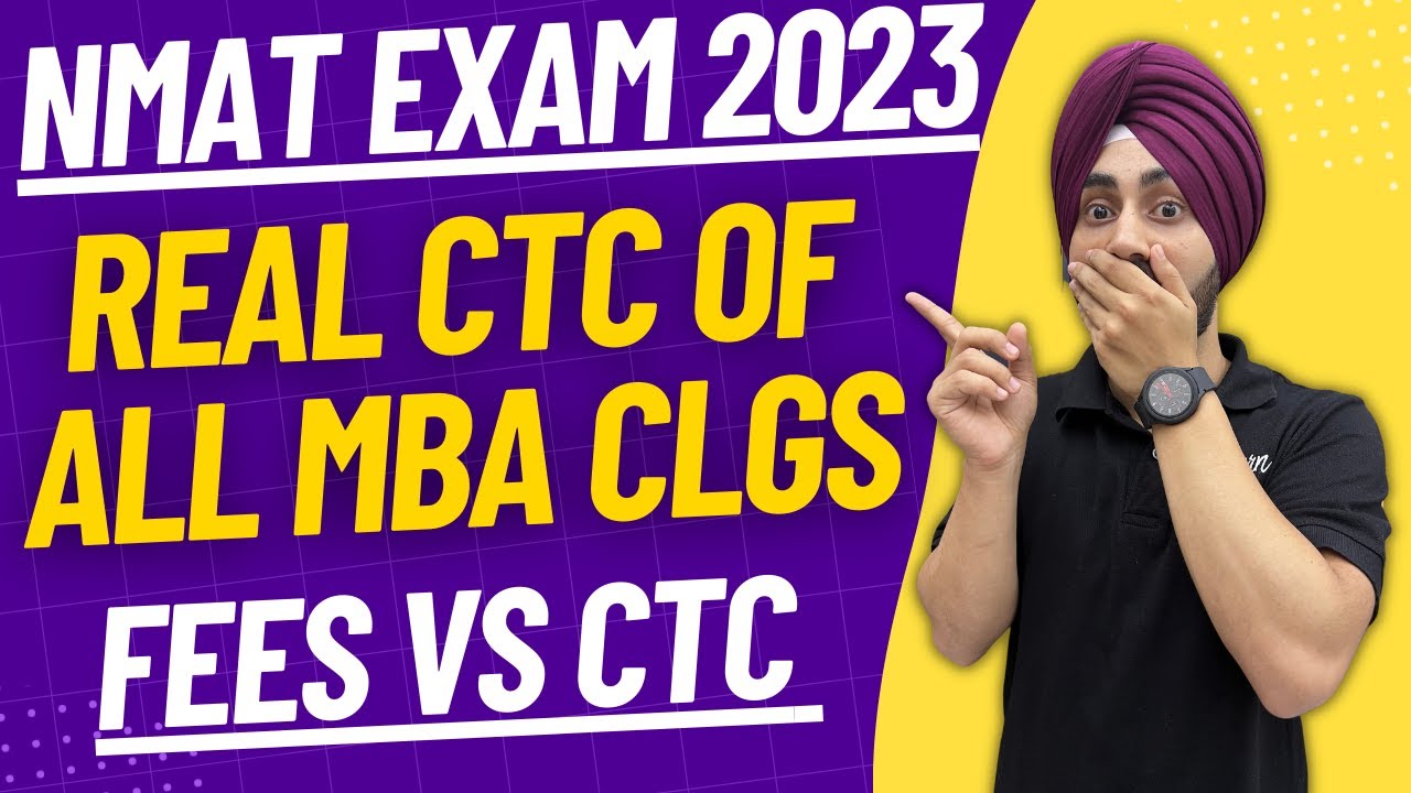 Shocking - Real Packages / Reality of All NMAT Accepting B-School | Only True Picture Fees VS CTC