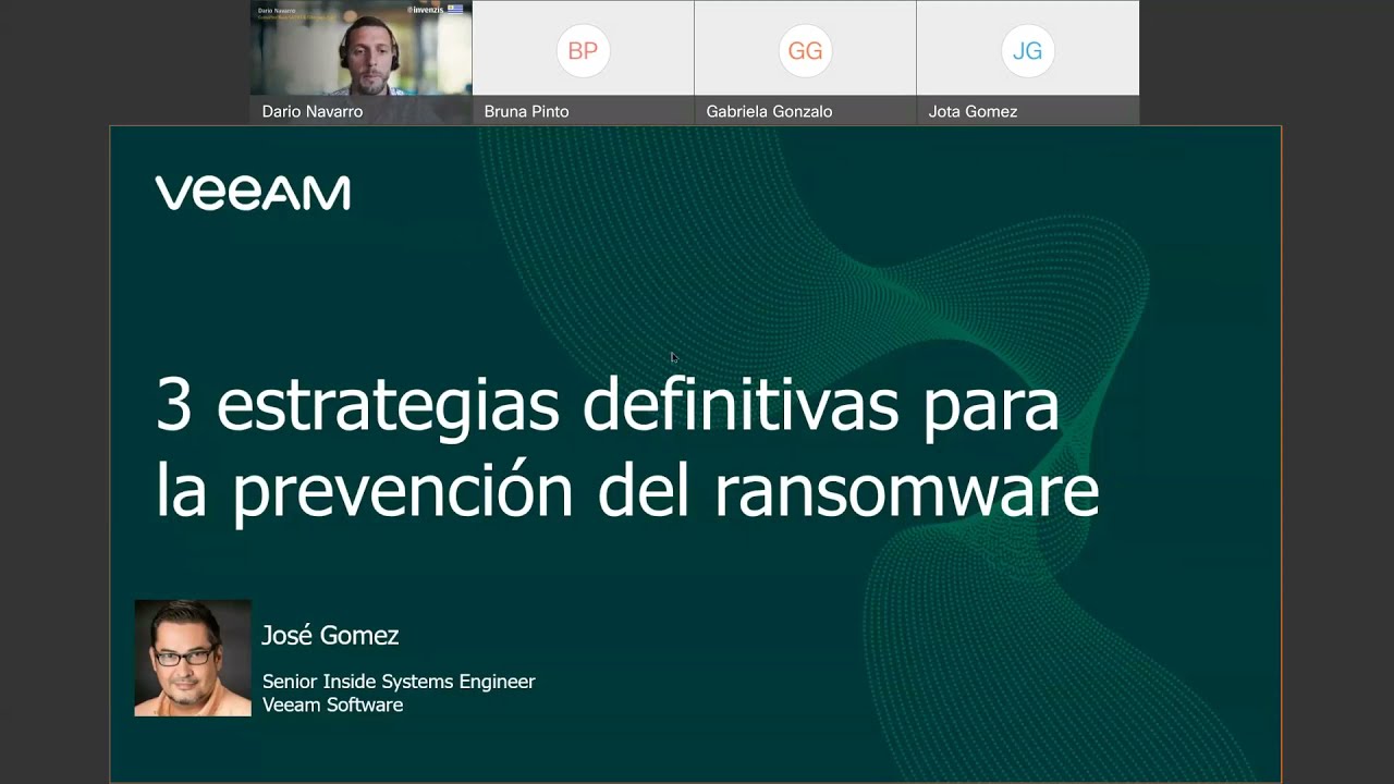 3 estratégias definitivas para la prevención del ransomware VEEAM / Invenzis