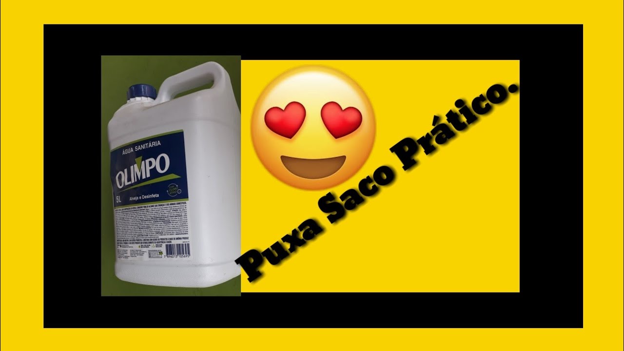 Puxa Saco Com Galão De Cloro. ♥️♥️