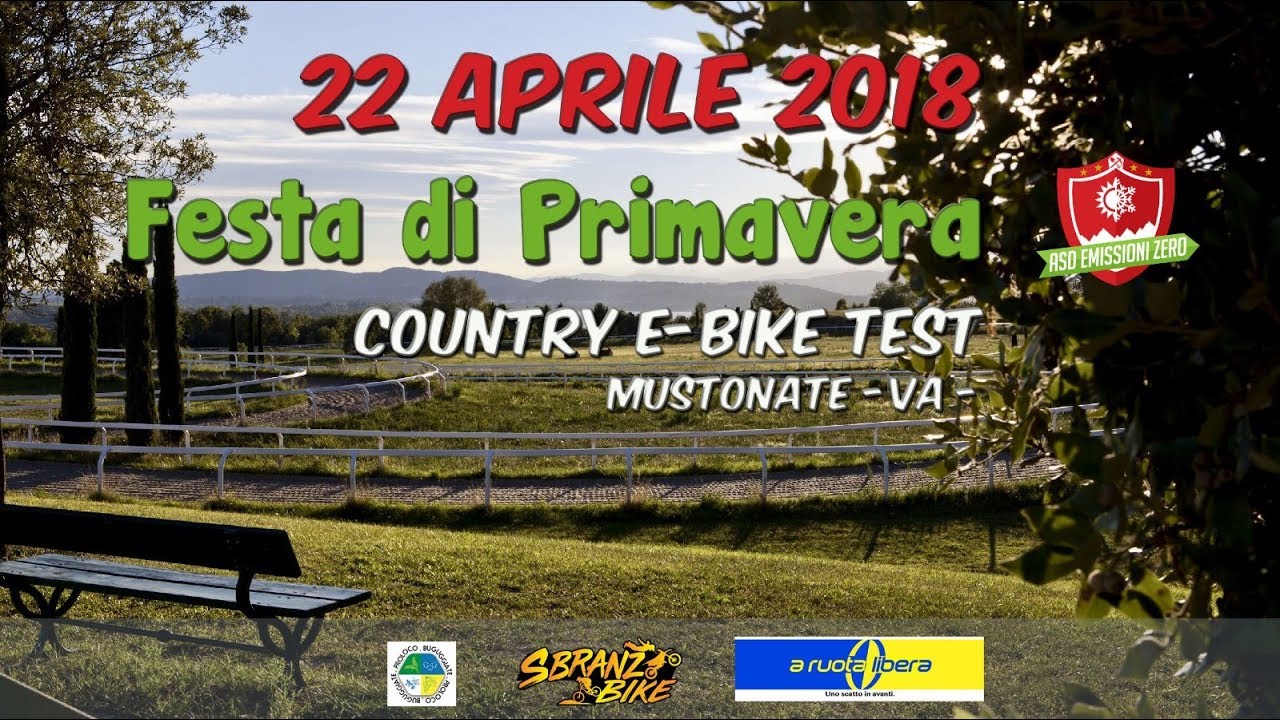 Festa Primavera ASD Emissioni Zero 2018 - Country e-Bike Test - Teaser