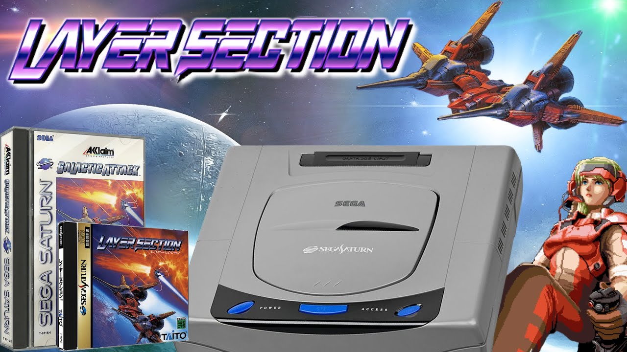 Layer Section & Galactic Attack - Sega Saturn Review