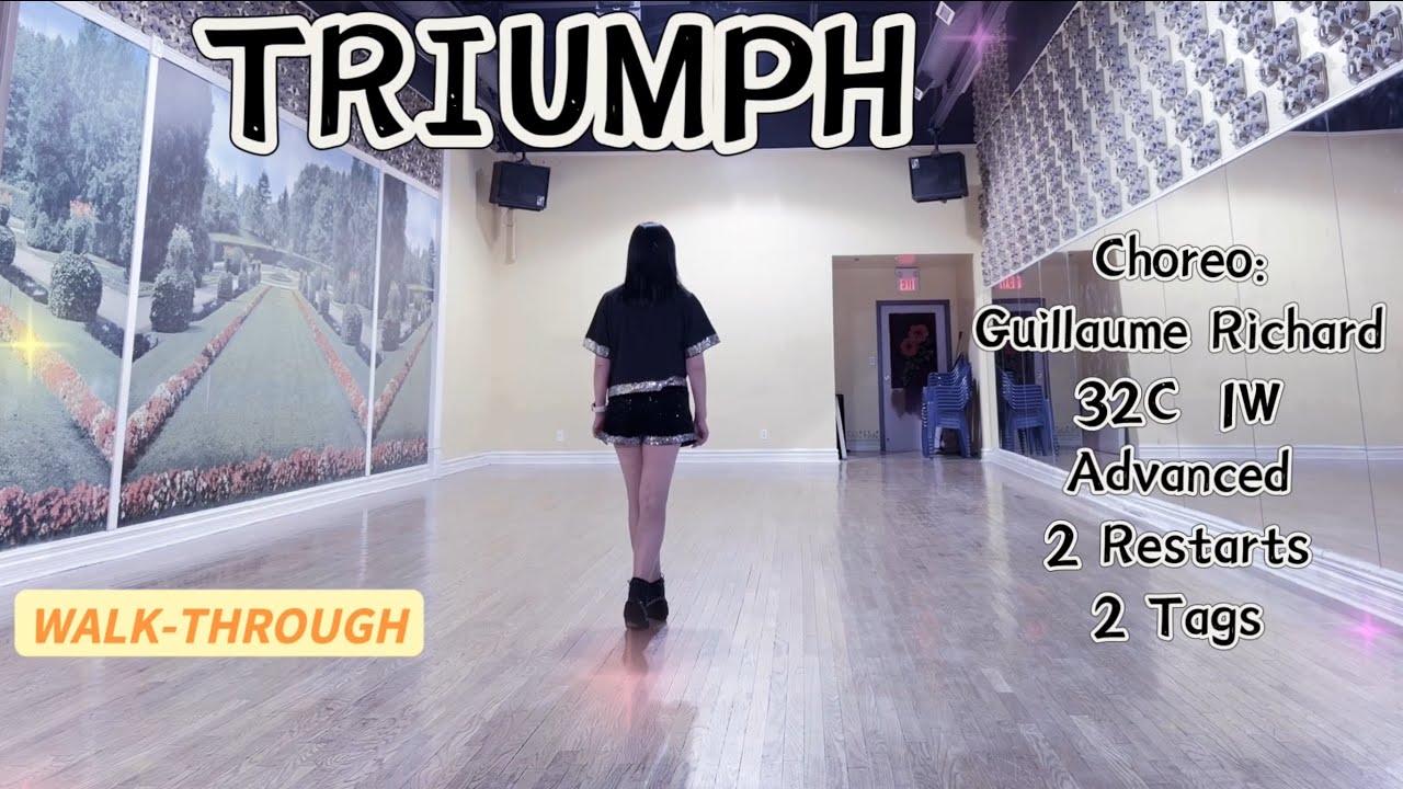 TRIUMPH Line Dance (WALK-THROUGH)