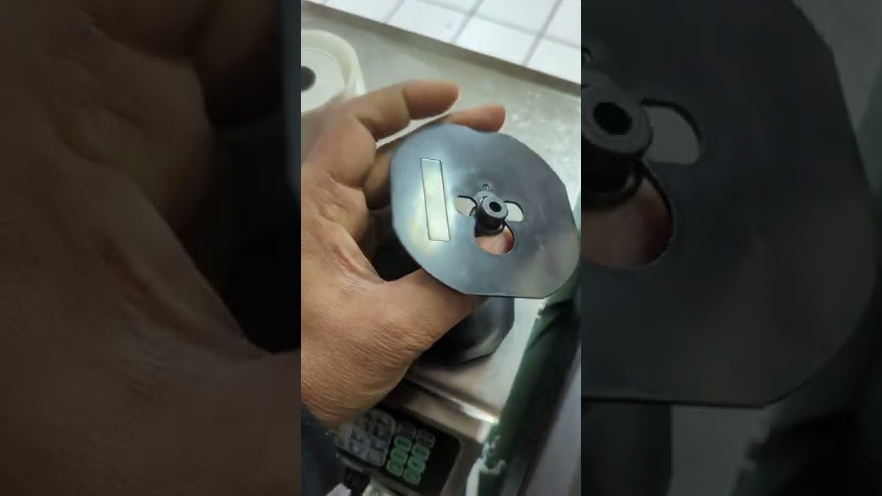 cash register paper installation,sharp