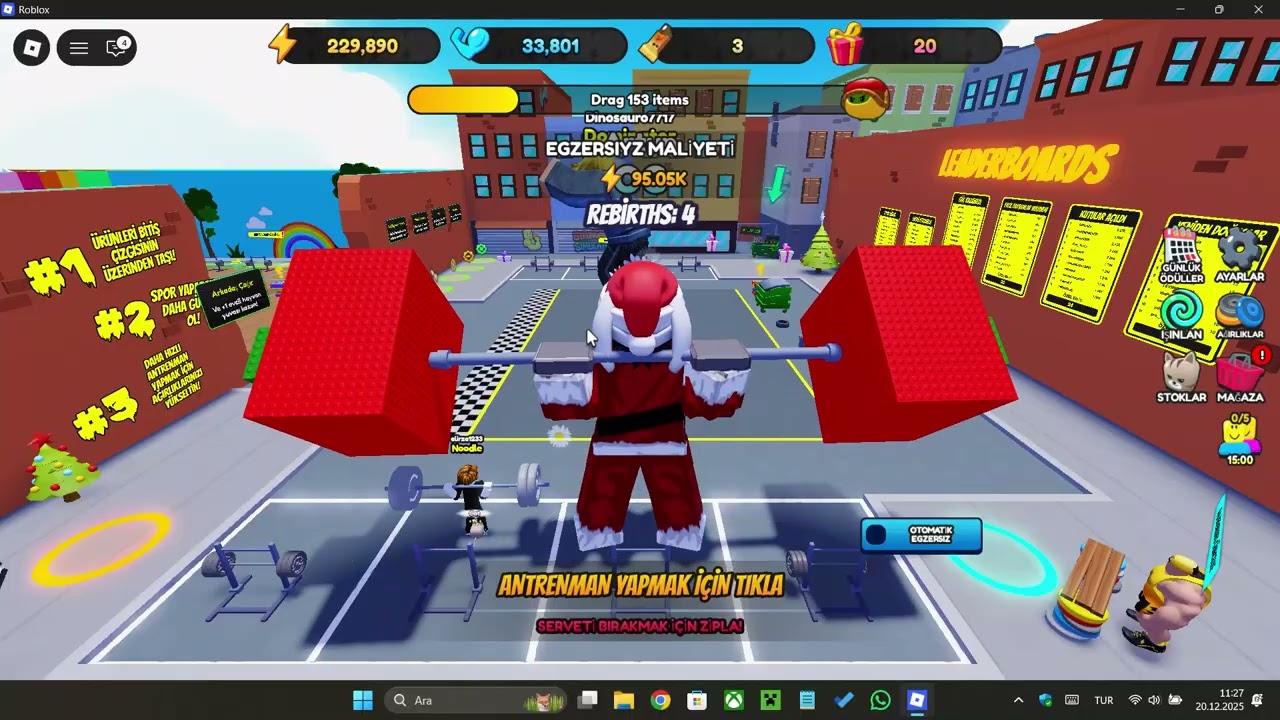 Strongman Sim | Roblox Artun Yağız