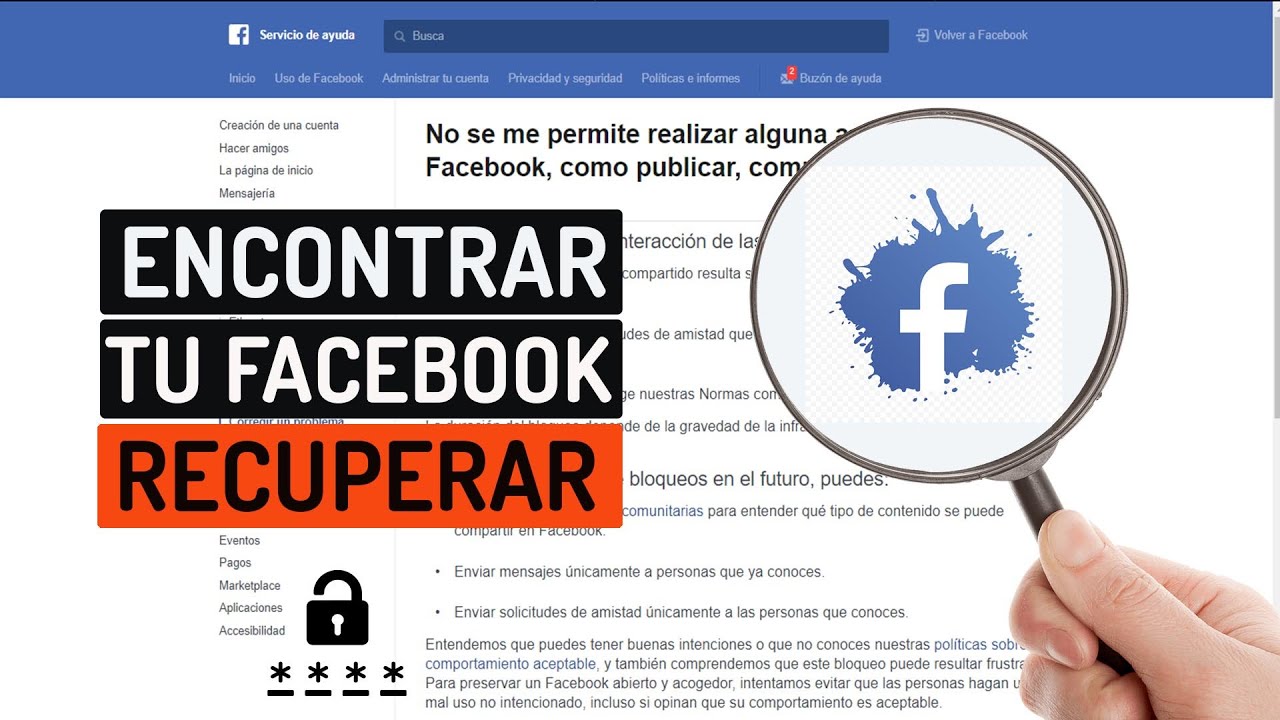 Cómo Entrar a Facebook si Olvidaste la Contraseña, móvil o correo + Solo con tu nombre 👩‍💻