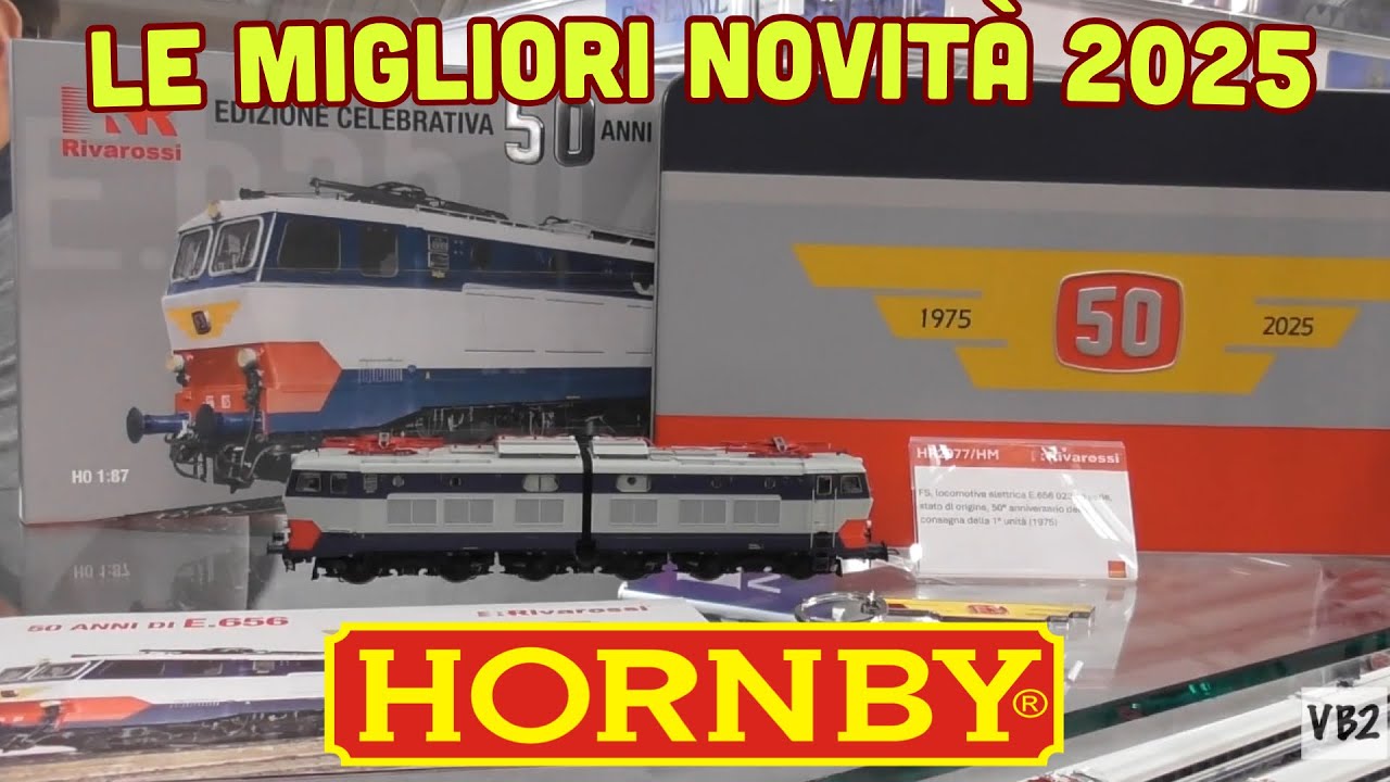 LE MIGLIORI NOVITÀ 2025 DI HORNBY presentate da M. Campanini a Hobby Model Expo Novegro