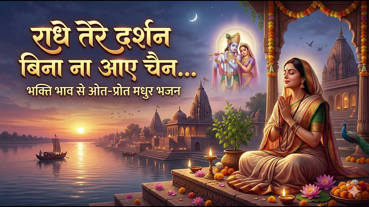 राधे तेरे दर्शन बिना ना आए चैन…