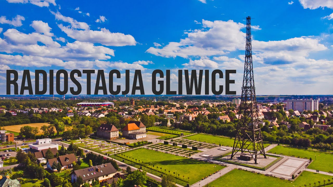 Radiostacja Gliwice z lotu ptaka 4K