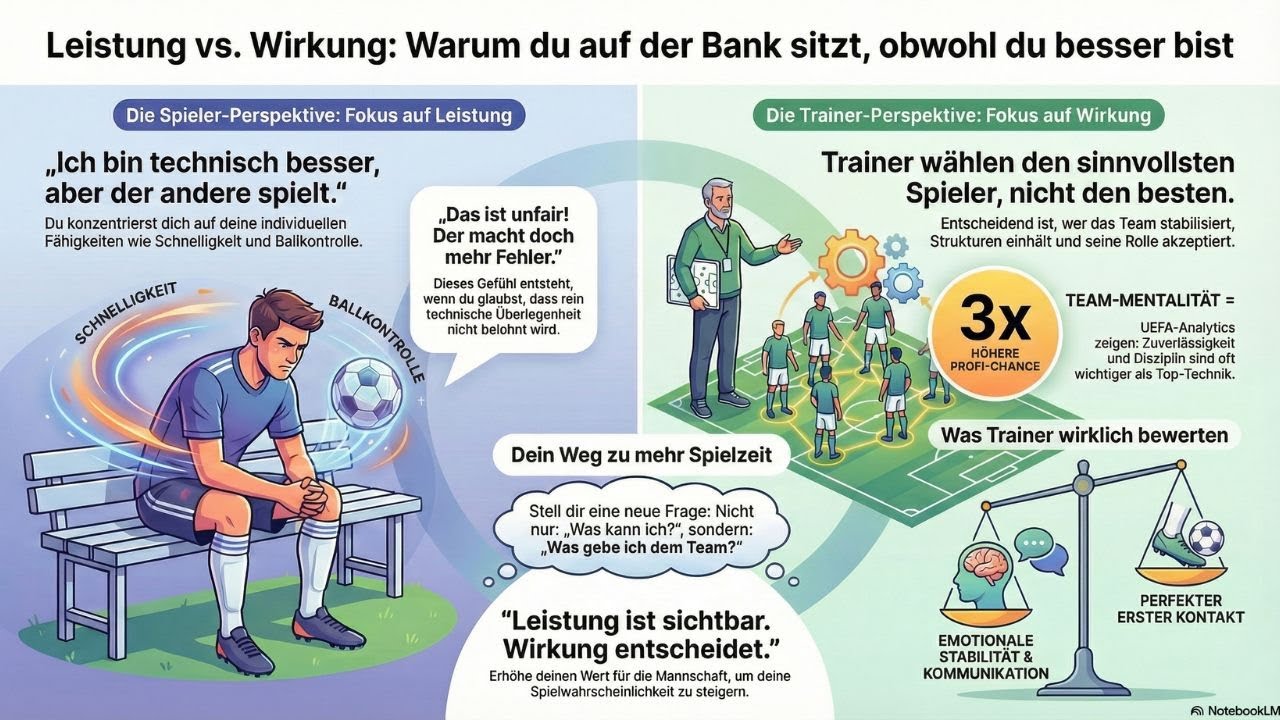 Warum wählt ein Trainer manchmal einen „schwächeren