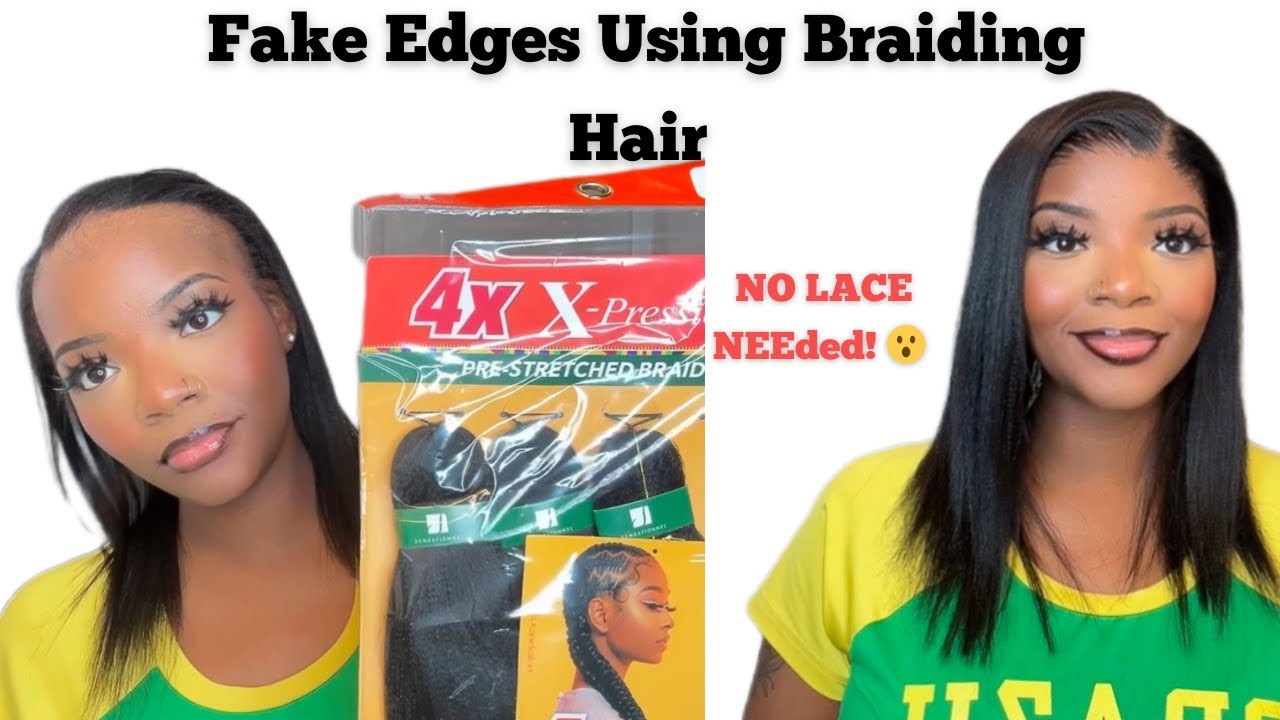 How I used Braiding Hair to complete my style (Step by Step) ✨ALOPECIA FRIENDLY