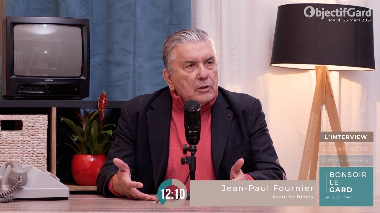LE7H50 - Jean-Paul Fournier, maire de Nîmes