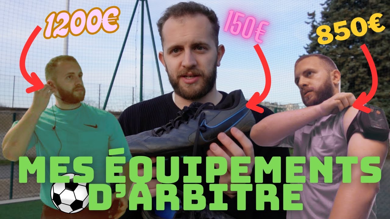 Mes équipements d'arbitre de foot pour la saison 2025-2026