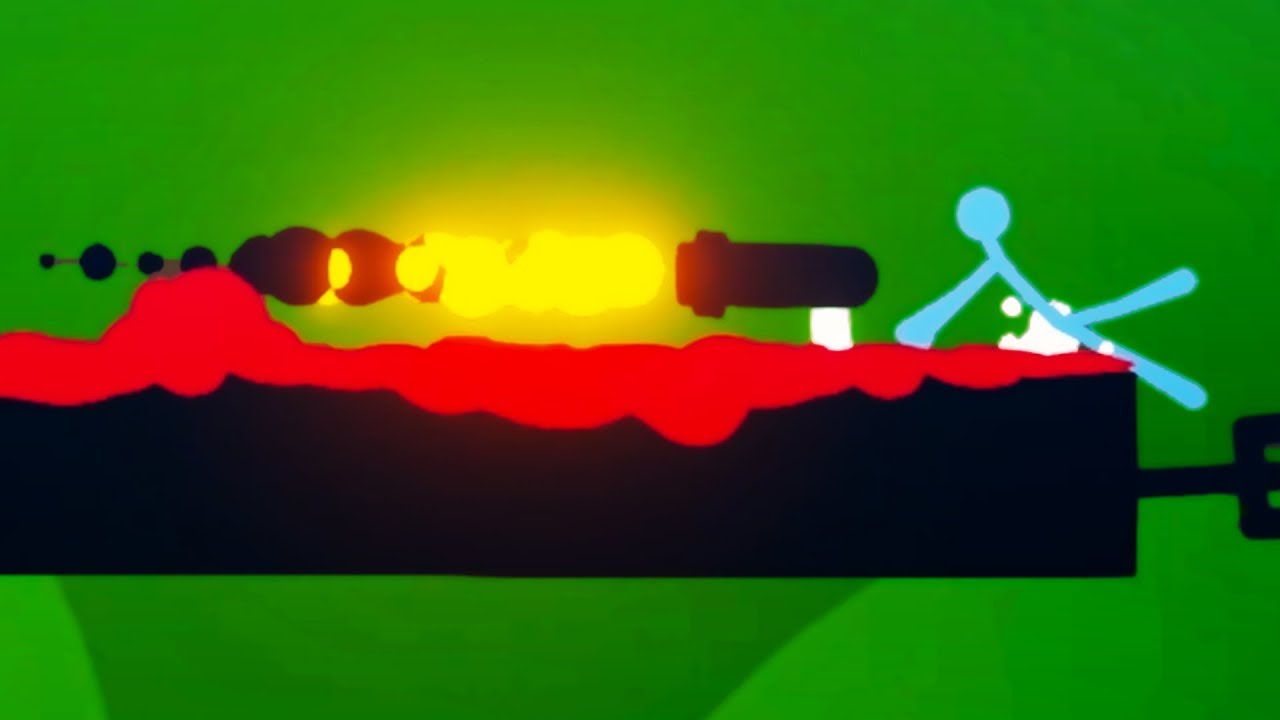 The ONE HP CHALLENGE - With EXPLOSIONS and SNAKES! - Stick Fight Gameplay