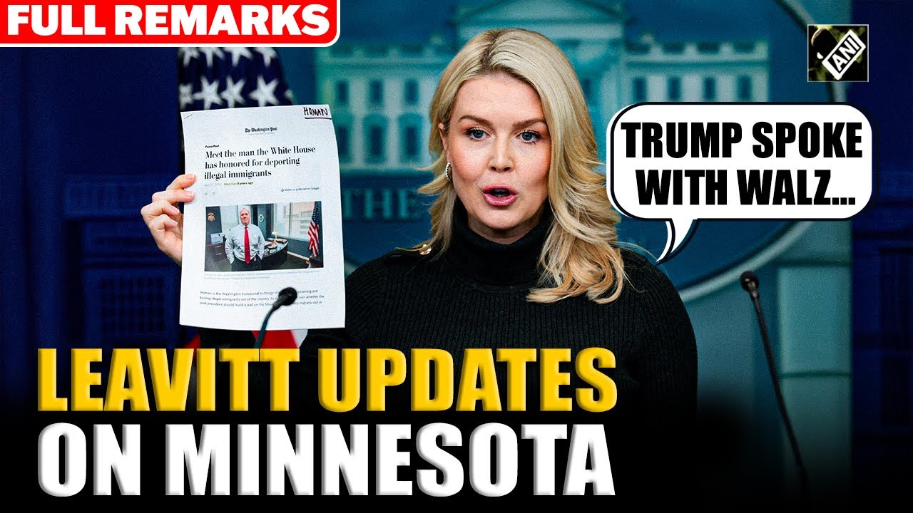 Alex Pretti’s killing to Trump-Walz talks: White House’s Leavitt updates over Minnesota |Full Remark