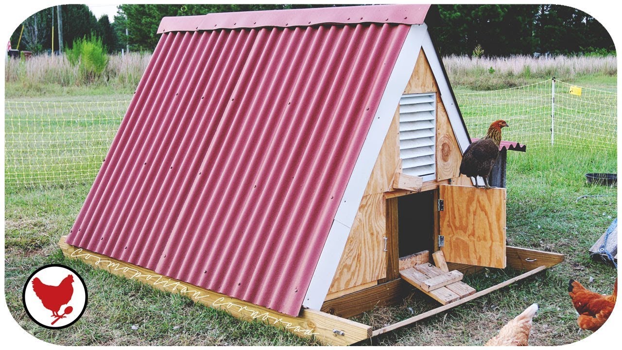 THE A-FRAME CHICKEN SLED | MY BEST COOP EVER