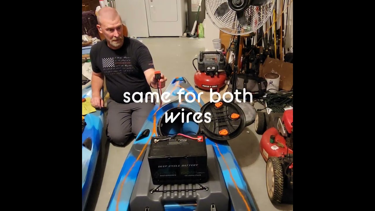 FeelFree Kayaks Lure 13.5   Motor Installation