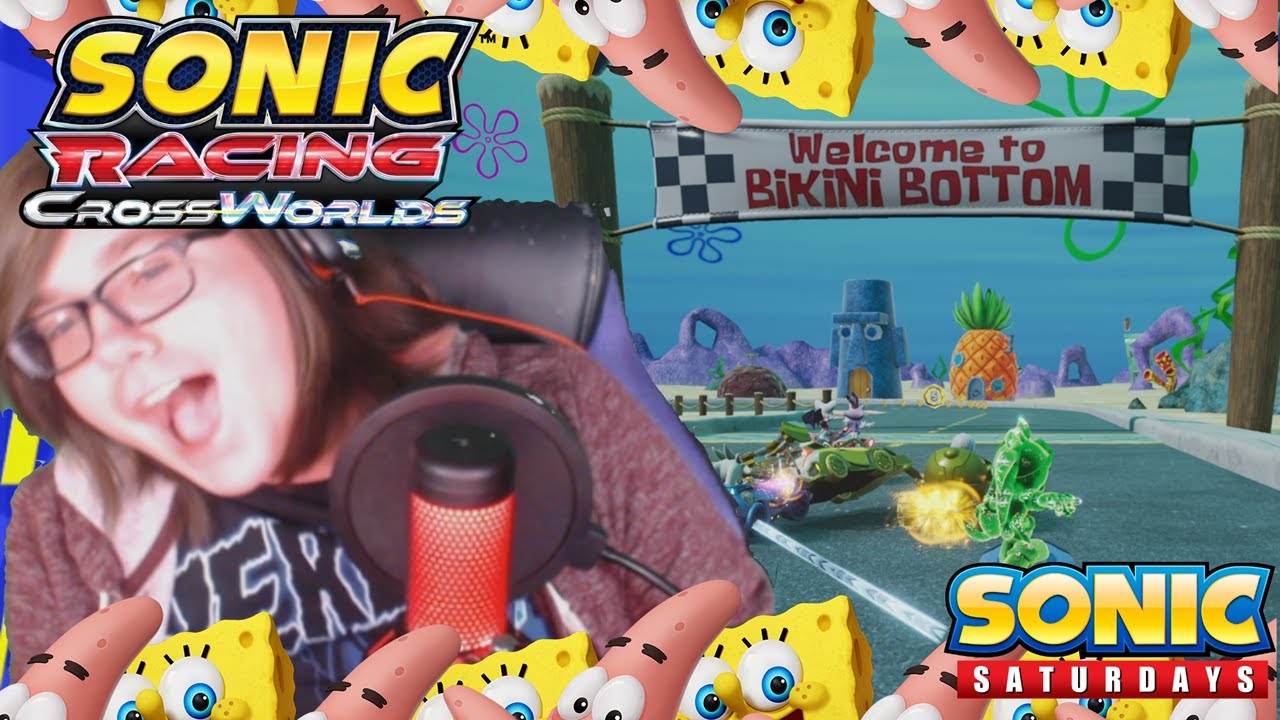 A race with vibes - Sonic Crossworlds Spongebob Festival- Sonic Saturday