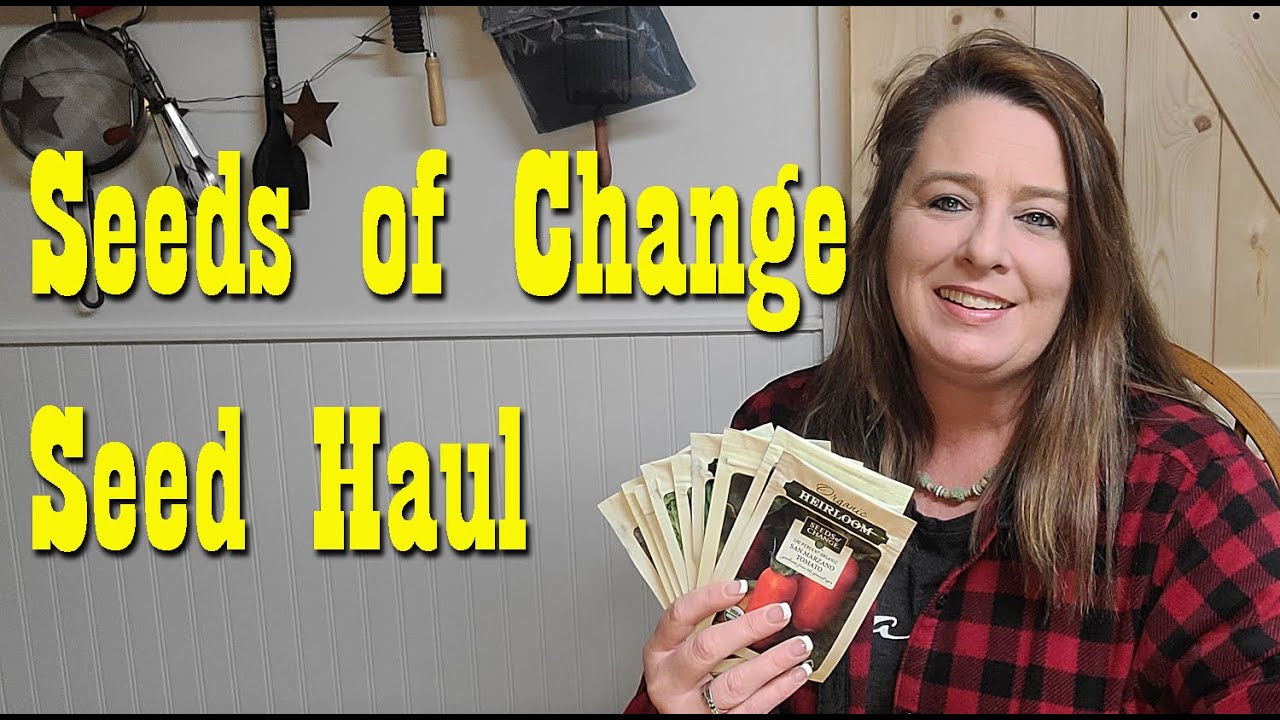 Seeds Of Change Seed haul from Tractor Supply