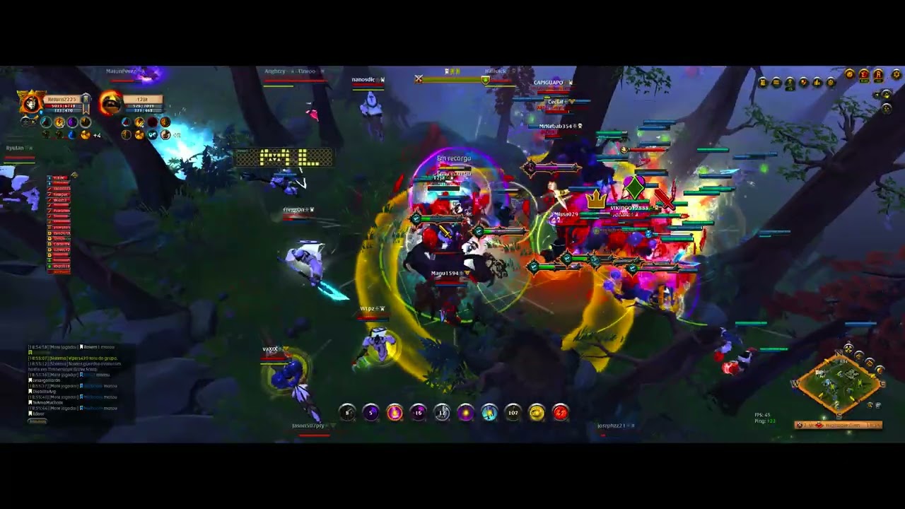Martlock Faction (EmmaProVE) vs Fort Sterling (Vikingo) - POV Silence staff - Albion Online