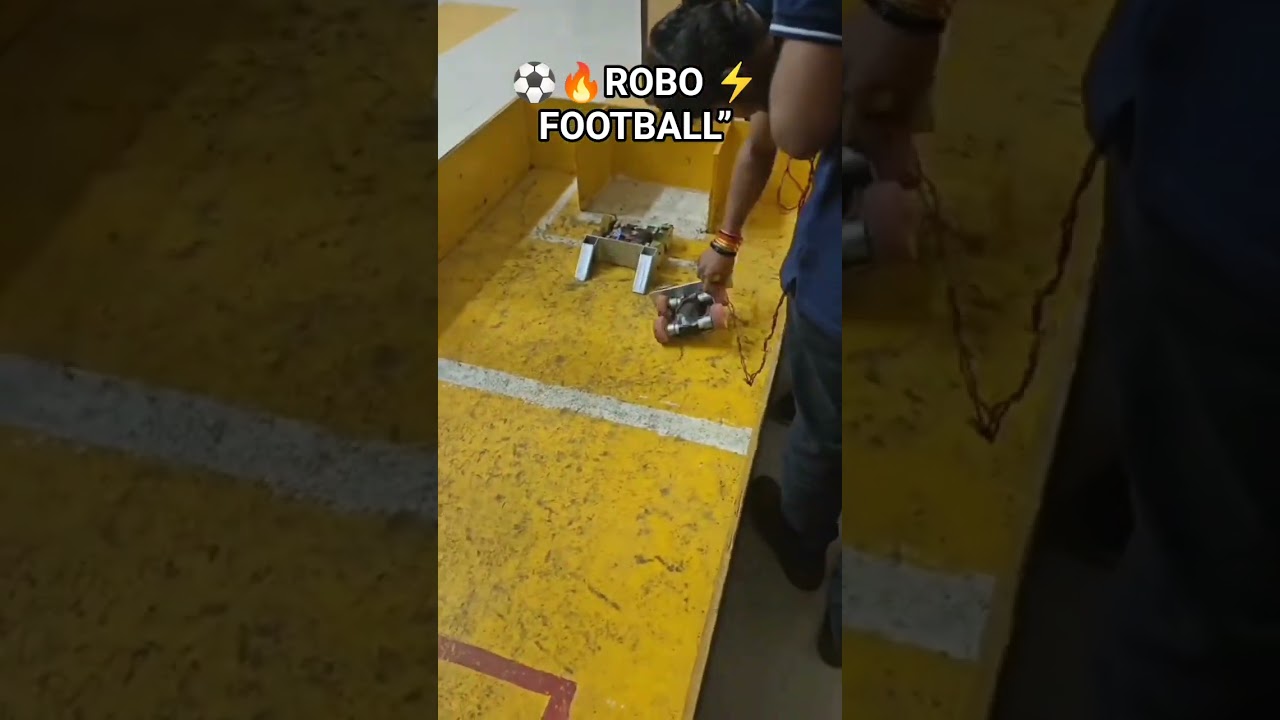 ⚽🤖 &ldquo;Robocars Play Football &ndash; Mini Bots, Big Goals!&rdquo;#hbtukanpur #hbtu