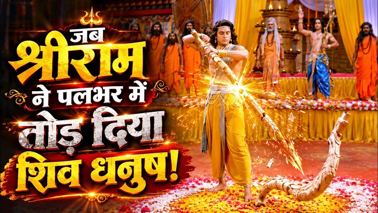 जब श्रीराम ने पलभर में तोड़ दिया शिव धनुष! | Sita Swayamvar | Shrimad Ramayan New Episodes 2026 #ram