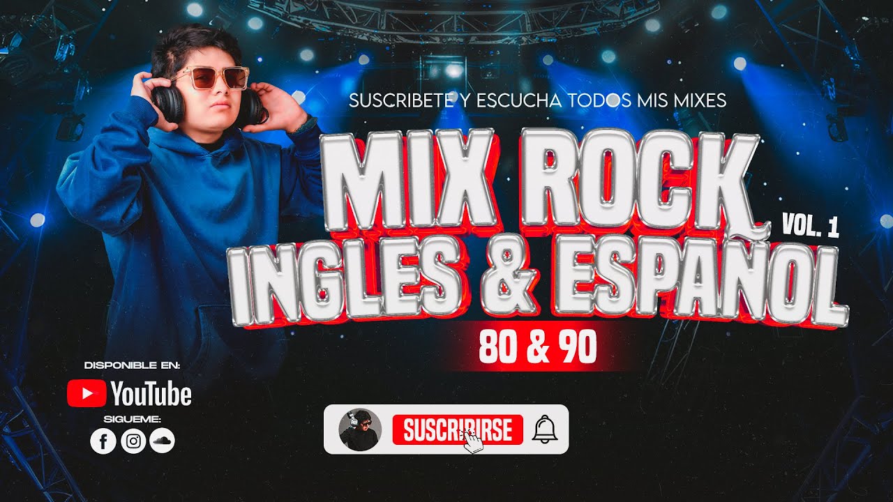 MIX ROCK Ingles & Español 🤟🏻🎸 Vol.1 (Elvis presley , Suárez , Hombre G , Héroes, etc) DJ JUNIOR